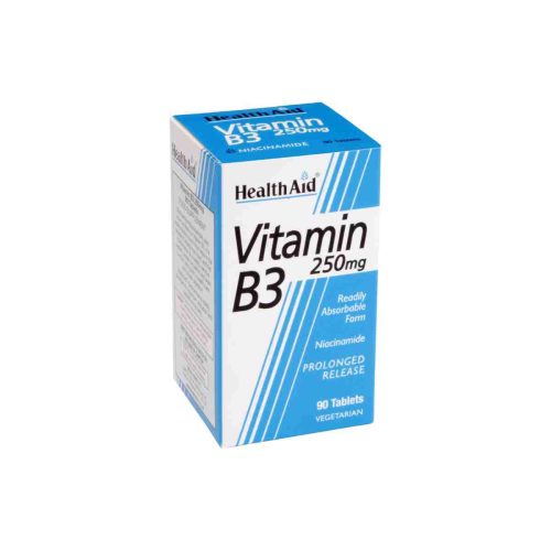 Health Aid Vitamin B3 Βιταμίνη 250mg 90 ταμπλέτες