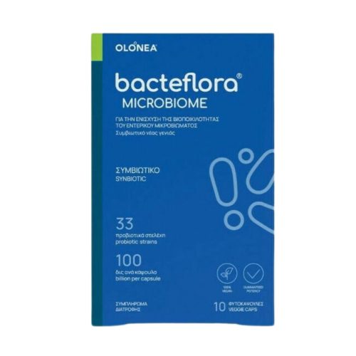Olonea Bacteflora Microbiome Προβιοτικά & Πρεβιοτικά 10 κάψουλες