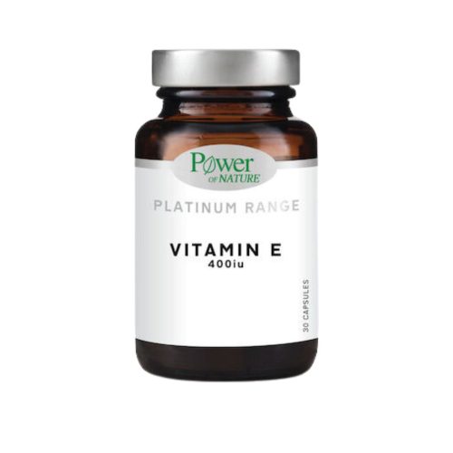 Power Of Nature Platinum Range Vitamin E Βιταμίνη για Αντιοξειδωτικό 400iu 30 κάψουλες