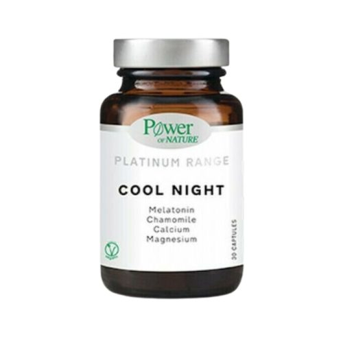 Power Of Nature Platinum Range Cool Night Συμπλήρωμα για τον Ύπνο 30 κάψουλες