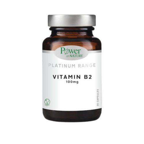 Power Of Nature Platinum Range Vitamin B2 100mg 30 κάψουλες
