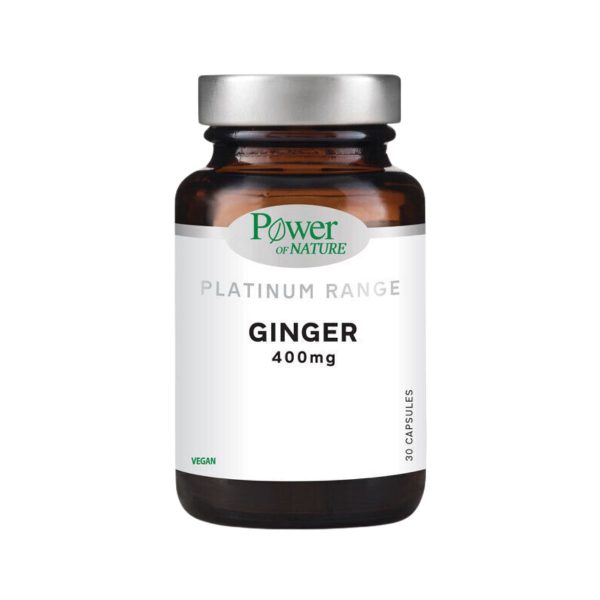 Power Health Platinum Range Ginger 400mg 30 κάψουλες