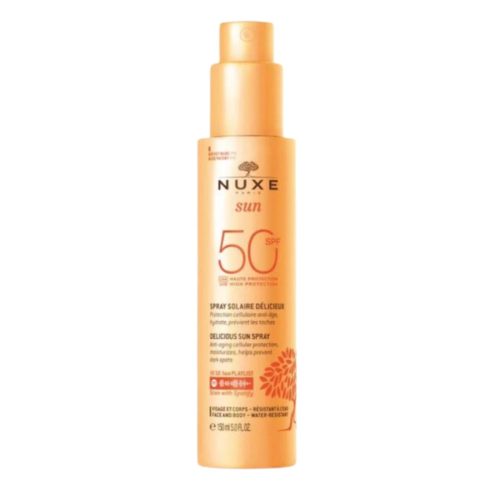 Nuxe Delicious Αντηλιακό Spray Προσώπου & Σώματος SPF50 150ml