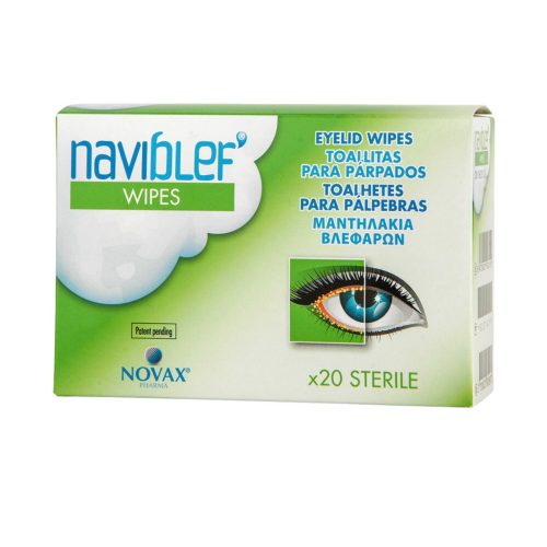 Novax Pharma Navi Blef Μαντηλάκια Καθαρισμού Βλεφάρων 20τμχ