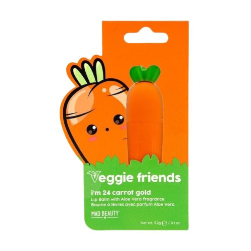 Lip Balm Mad Beauty Veggie Friends Carrot 3.2g