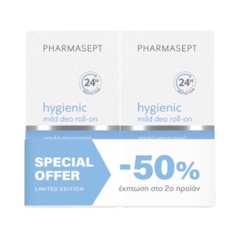 Pharmasept Hygienic Mild Απαλό Αποσμητικό Roll-on 2x50ml