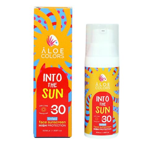Aloe Colors Into The Sun Face Sunscreen SPF30 με Χρώμα 50ml