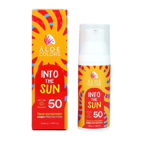 Aloe Colors Into The Sun Face Sunscreen SPF50 50ml