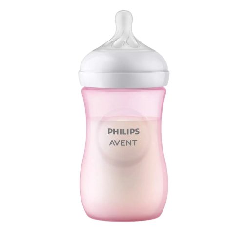 Philips Avent Natural Response Πλαστικό Μπιμπερό Ροζ 1m+ 260ml