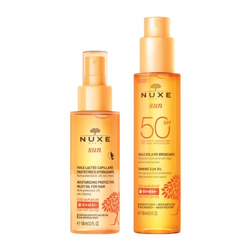Promo Nuxe Sun Moisturizing Protective Milky Hair Oil + Λάδι Μαυρίσματος SPF50 150ml