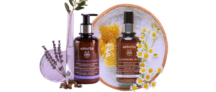 Apivita Face cleansing