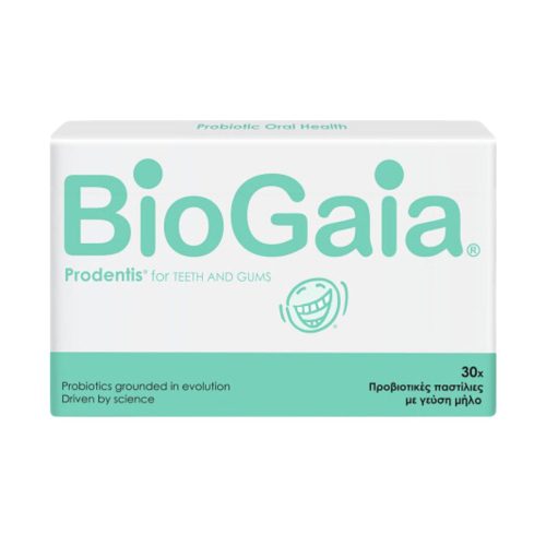 BioGaia Prodentis Teeth & Gums Προβιοτικά Μήλο 30 παστίλιες