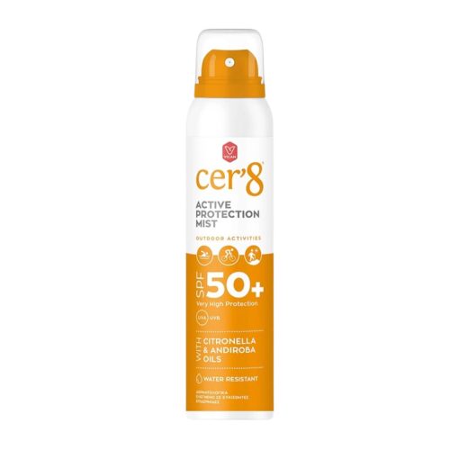 Vican Cer'8 Active Protection Αδιάβροχο Αντηλιακό Mist SPF50+ 125ml