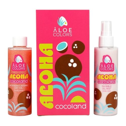 Aloe Colors Promo Aloha Cocoland Invisible Oil Mist 150ml & Dry Oil 150ml