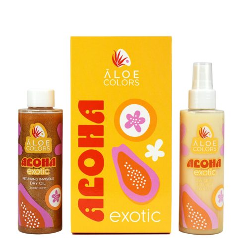Aloe Colors Promo Aloha Exotic Invisible Oil Mist 150ml & Dry Oil 150ml
