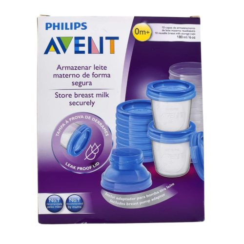 Philips Avent Δοχεία Αποθήκευσης Μητρικού Γάλακτος 180ml 10τμχ