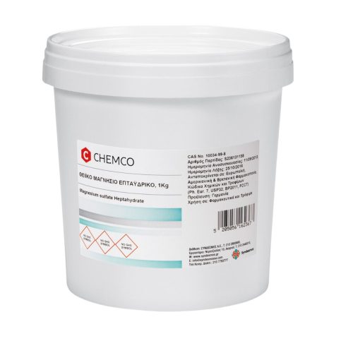 Chemco Magnesium Sulfate Θειϊκό Μαγνήσιο Επταϋδρικο 1kg