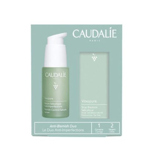 Caudalie Promo Vinopure Blemish Control Salicylic Serum 30ml & Salicylic Spot Solution 15ml