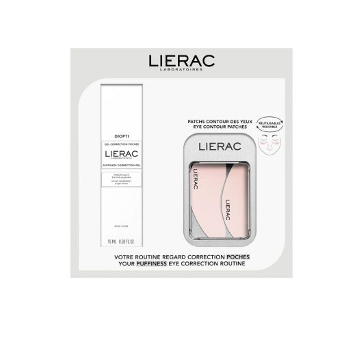 Lierac Promo Diopti Puffiness Correction Gel 15ml & Eye Contour Patches