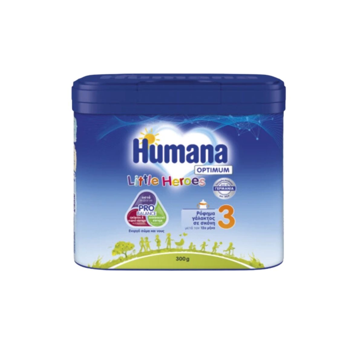 Humana 3 Optimum Little Heroes Ρόφημα Γάλακτος σε Σκόνη 12m+ 300gr