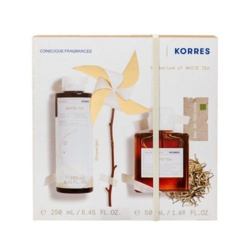 Korres Set White Tea Eau De Toilette 50ml & Αφρόλουτρο 250ml