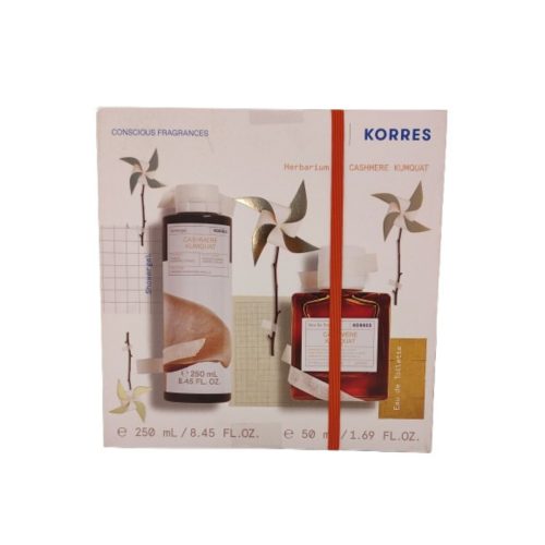 Korres Set Cashmere Kumquat Eau De Toilette 50ml & Αφρόλουτρο 250ml.