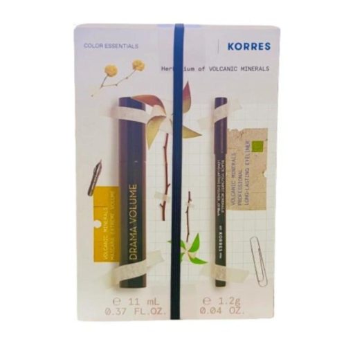 Korres Set Volcanic Minerals Μάσκαρα 11ml & Μολύβι Ματιών 1.2gr.