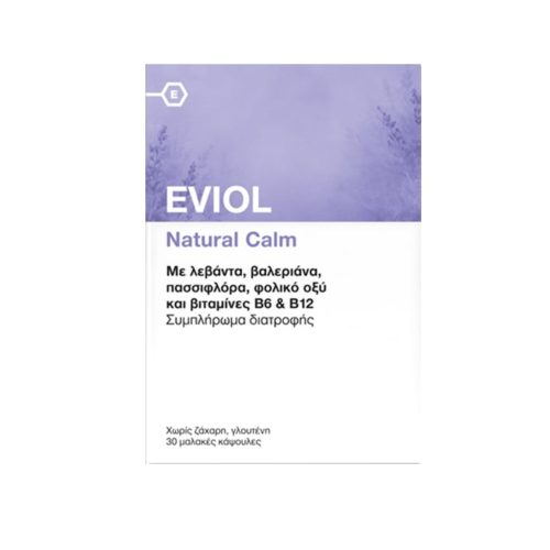 Eviol Natural Calm Συμπλήρωμα για το Άγχος  30κάψουλες 