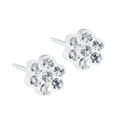 Blomdahl Medical Plastic Daisy Crystal Σκουλαρίκια 5mm 