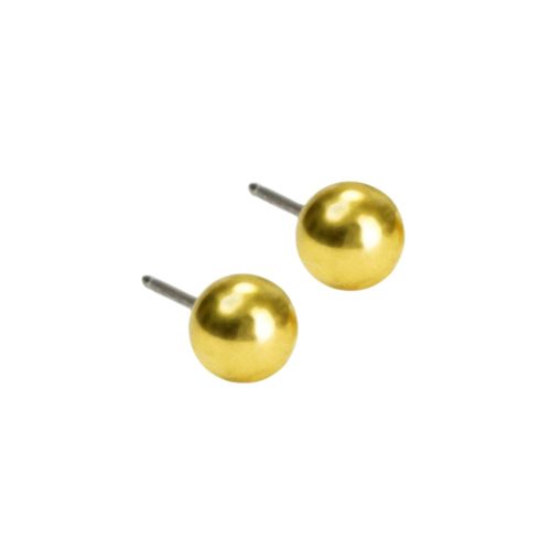 Blomdahl Golden Ball Titanium Σκουλαρίκια  5mm