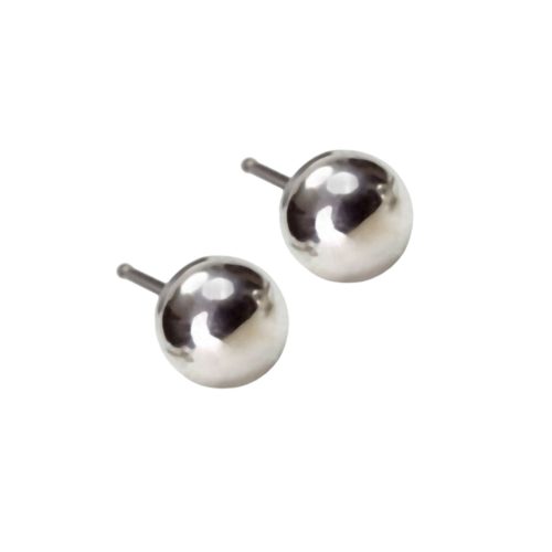 Blomdahl Silver Ball Titanium Σκουλαρίκια 5mm