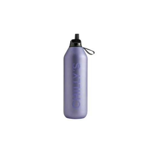 Chilly's Series 2 Sport METALLIC LAVENDER Μπουκάλι Θερμός με Καλαμάκι 1lt