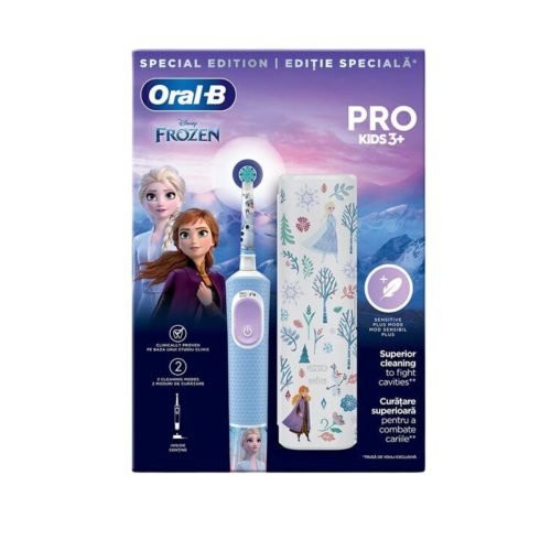 Oral-B Pro Electric Toothbrush Frozen with Travel Case  3+years  1τμχ