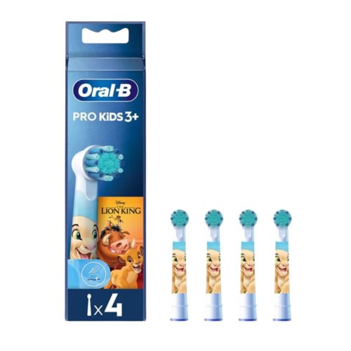 Oral-B Pro Kids Toothbrush Heads Ανταλλακτικές Κεφαλές Oδοντόβουρτσας The Lion King  3y+  4τμχ